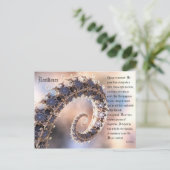 Widerstandskraft Postkarte (Stehend Vorderseite)