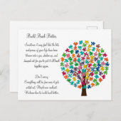 Widerstandskraft Postkarte (Vorne/Hinten)