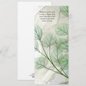 Widerstandskraft- und Bewusskarte Feiertagskarte (Vorne/Hinten)