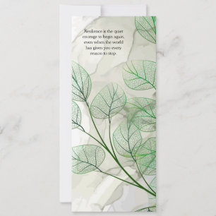 Widerstandskraft- und Bewusskarte Feiertagskarte