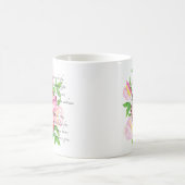 Widerstandskraft und Blut - Mosaikherz mit Gedicht Kaffeetasse (Mittel)