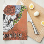 Widerstandskraft - Unnachgiebige Willensbekenntnis Geschirrtuch (Viertel Falte)