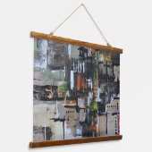 Widerstandskraft Wandteppich Mit Holzrahmen (Gewinkelt)