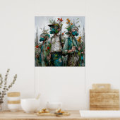 Widerstandssamen - Solarpunk-Poster Poster (Küche)