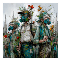 Widerstandssamen - Solarpunk-Poster