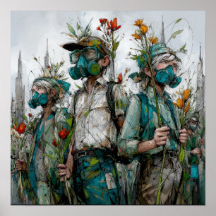 Widerstandssamen - Solarpunk-Poster Poster