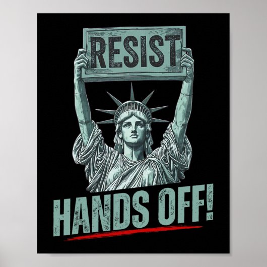 Widerstandsstatus der Freiheitshand von Prot Poster (Vorne)