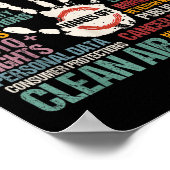 Widerstandsstatus der Freiheitshand von Prot Poster (Ecke)