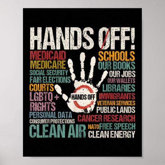 Widerstandsstatus der Freiheitshand von Prot Poster (Vorne)