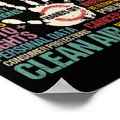 Widerstandsstatus der Freiheitshand von Prot Poster (Ecke)