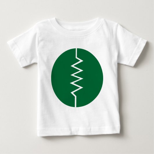 Widerstandssymbol - Circlated Baby T-shirt (Vorderseite)
