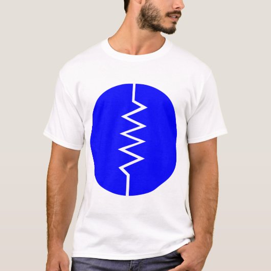 Widerstandssymbol - Circlated T-Shirt (Vorderseite)