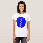 Widerstandssymbol - Circlated T-Shirt (Vorne ganz)