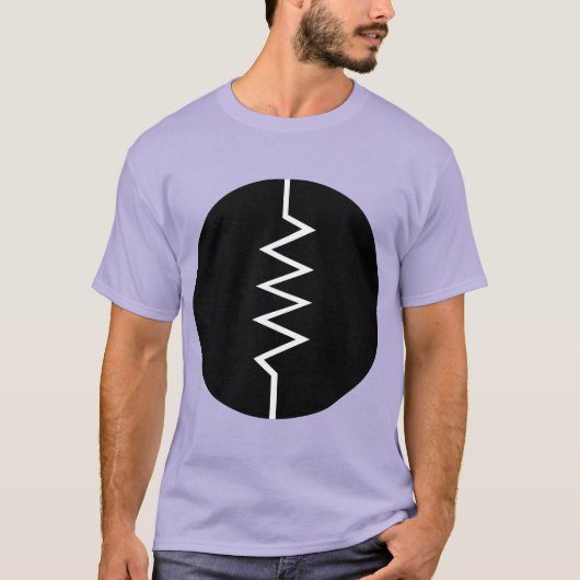 Widerstandssymbol - Circlated T-Shirt (Vorderseite)