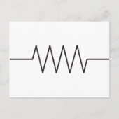 Widerstandssymbol Postkarte (Vorderseite)