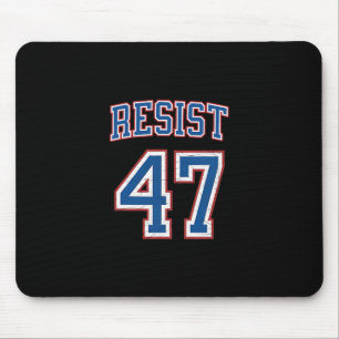 Widerstehe 47 Retro Abgenutzt Politisch  Mousepad
