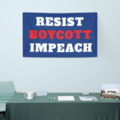 Widerstehe Boykott Impeach Banner (Messeveranstaltung)