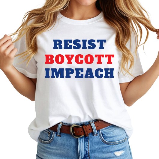 Widerstehe Boykott Impeach T-Shirt