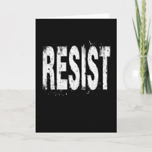 Widerstehe dem politischen Protest 3 Karte