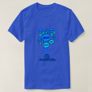 Widerstehe dem Teufel - Blaues Logo - T-Shirt