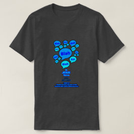 Widerstehe dem Teufel - Blaues Logo  T-Shirt