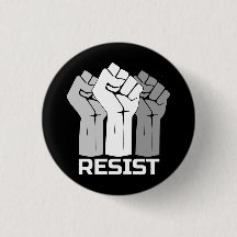 Widerstehe erhobenen Fäusten Protestdesign