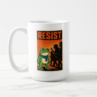 widerstehe Frosch, Frosch Widerstand, Portland Fro Kaffeetasse
