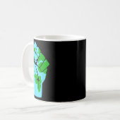 #widerstehe Globale Erwärmung Mutter Erde Umwelt A Kaffeetasse (Vorderseite Links)