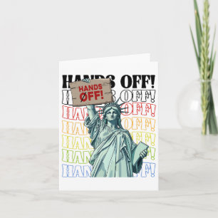 Widerstehe Hands Off Vintage We The People Amerika Karte