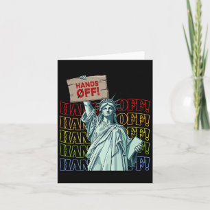 Widerstehe Hands Off Vintage We The People Amerika Karte