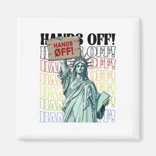 Widerstehe Hands Off Vintage We The People Amerika Magnet