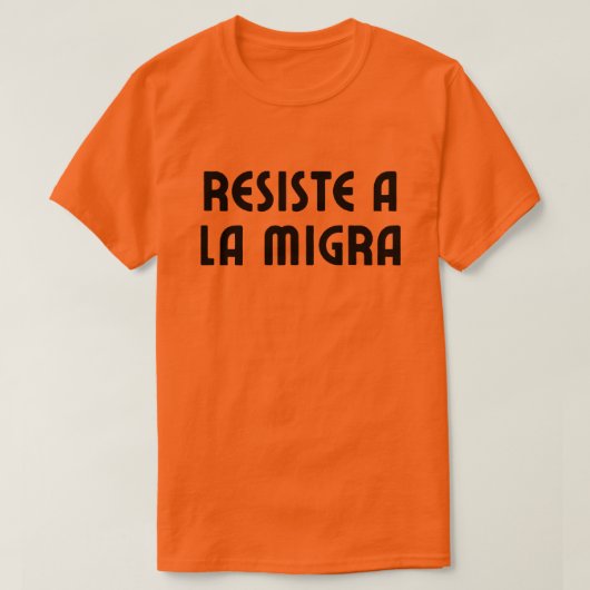Widerstehe ICE Spanischsprachiger Protest T-Shirt (Design vorne)