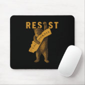 Widerstehe Kalifornischer Bär Mousepad (Mit Mouse)