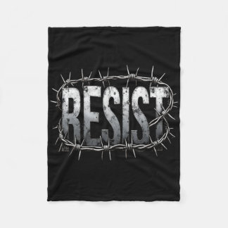 Widerstehe politischem Protest Fleecedecke
