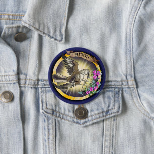 Widerstehe Staatsvogel Arkansas Spottdrossel Button