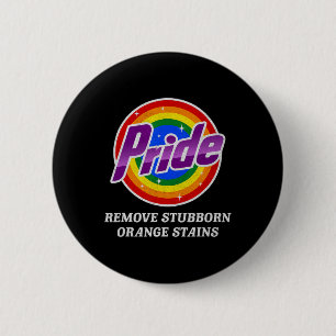 Widerstehe Trump Entferne Hartnäckige Orange Fleck Button