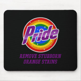 Widerstehe Trump Entferne Hartnäckige Orangefarben Mousepad