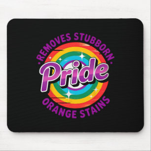 Widerstehe Trump Entferne Hartnäckige Orangefarben Mousepad