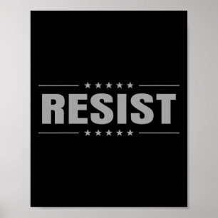 Widerstehe Trump Protest Anti Politisch Wir Das Vo Poster