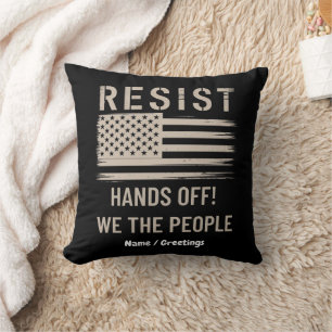 Widerstehe Trump Protest Shirt Anti-Politische Tsh Kissen