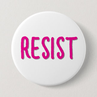 Widerstehe Widerstand Rosa Button