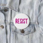 Widerstehe Widerstand Rosa Button (Beispiel)