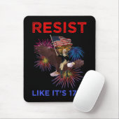 Widerstehe wie 1776 mousepad (Mit Mouse)