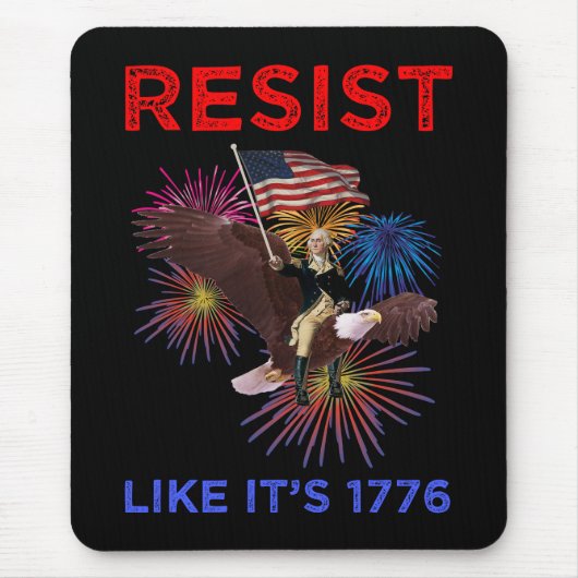 Widerstehe wie 1776 mousepad (Vorne)