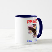 Widerstehe wie 1776 tasse (VorderseiteRechts)