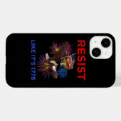 Widerstehe wie es 1776 ist Case-Mate iPhone hülle (Rückseite (Horizontal))
