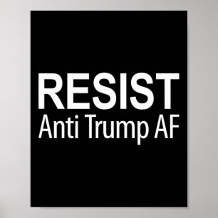 Widerstehen - Anti Trump Af - Poster