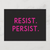 Widerstehen. Beharrt. Postkarte (Vorderseite)
