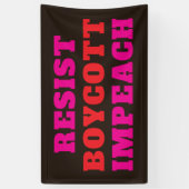 Widerstehen Boykott Anklage  Banner (Vertikal)