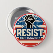 WIDERSTEHEN BUTTON (Vorne & Hinten)